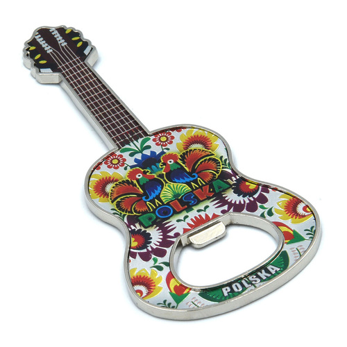 Magnes otwieracz metalowy gitara Polska