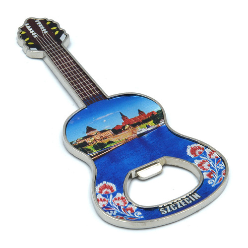 Magnes otwieracz metalowy gitara Szczecin