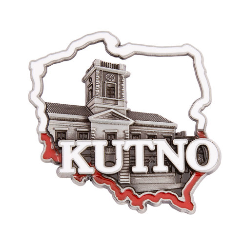 Magnes metalowy kontur Kutno