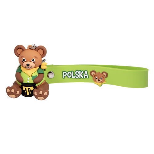 Brelok 3D Polska Miś