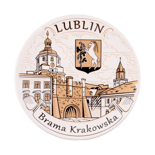 Mały talerzyk Lublin sepia