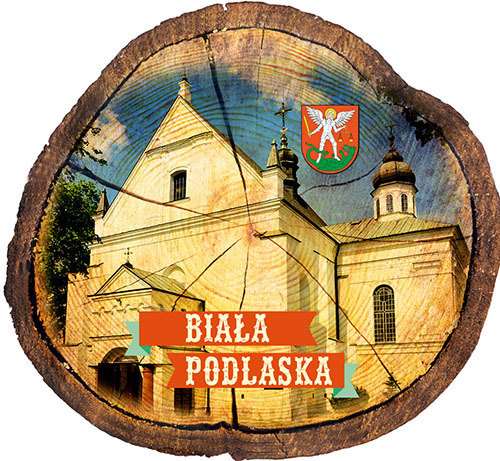 Magnes drewniany pieniek Biała Podlaska
