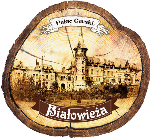 Magnes drewniany pieniek Białowieża