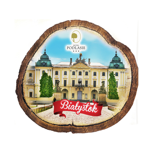 Magnes drewniany pieniek Białystok