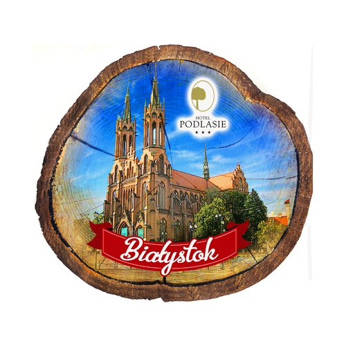 Magnes drewniany pieniek Białystok