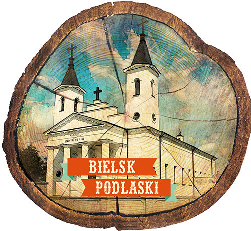 Magnes drewniany pieniek Bielsk Podlaski