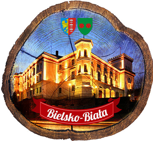 Magnes drewniany pieniek Bielsko-Biała