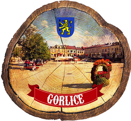 Magnes drewniany pieniek Gorlice