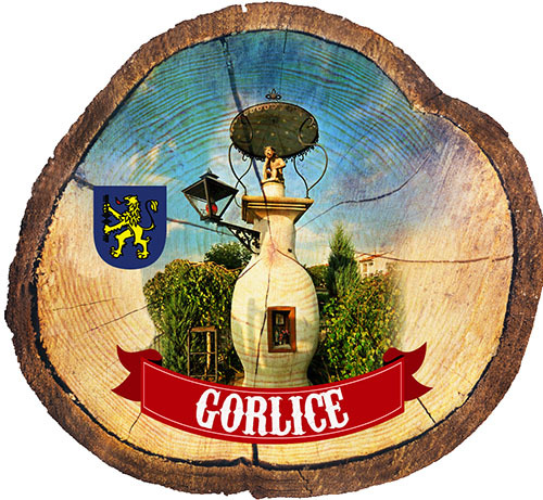 Magnes drewniany pieniek Gorlice