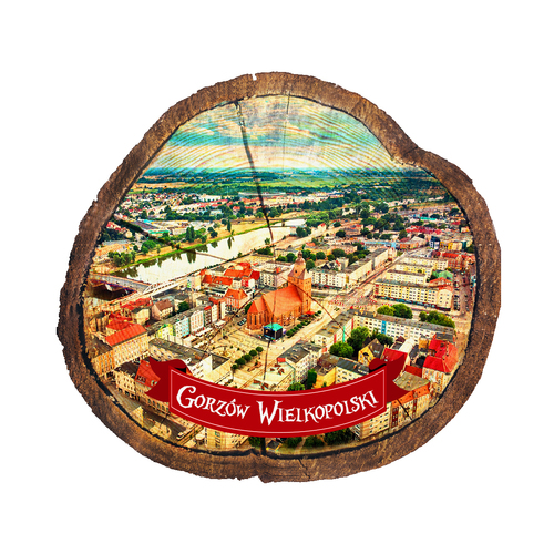 Magnes drewniany pieniek Gorzów Wielkopolski