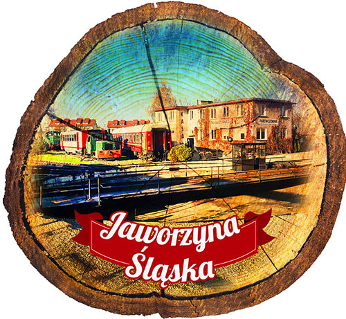 Magnes drewniany pieniek Jaworzyna Śląska