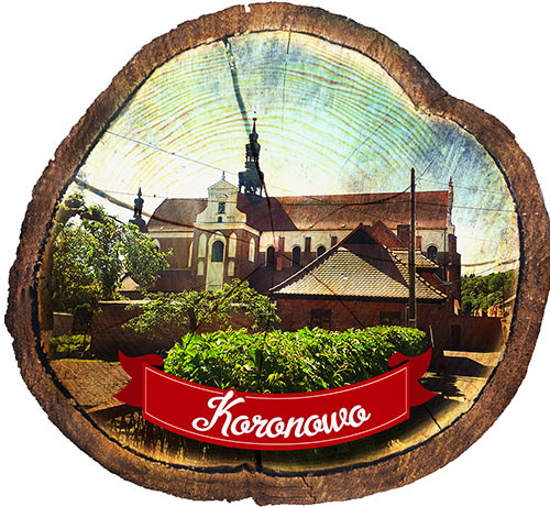 Magnes drewniany pieniek Koronowo