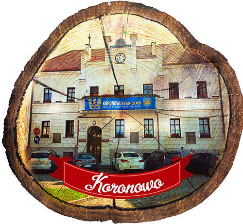 Magnes drewniany pieniek Koronowo
