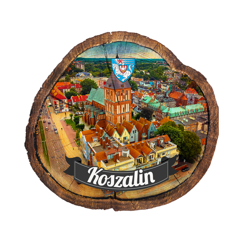 Magnes drewniany pieniek Koszalin