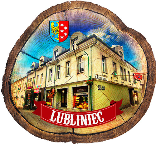 Magnes drewniany pieniek Lubliniec