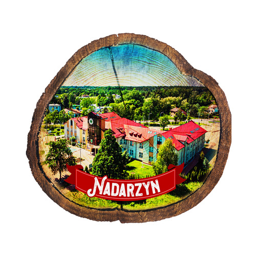 Magnes drewniany pieniek Nadarzyn