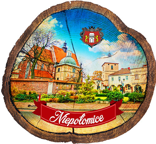 Magnes drewniany pieniek Niepołomice