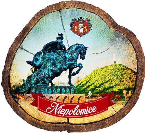 Magnes drewniany pieniek Niepołomice