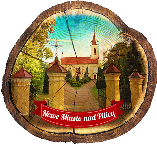 Magnes drewniany pieniek Nowe Miasto