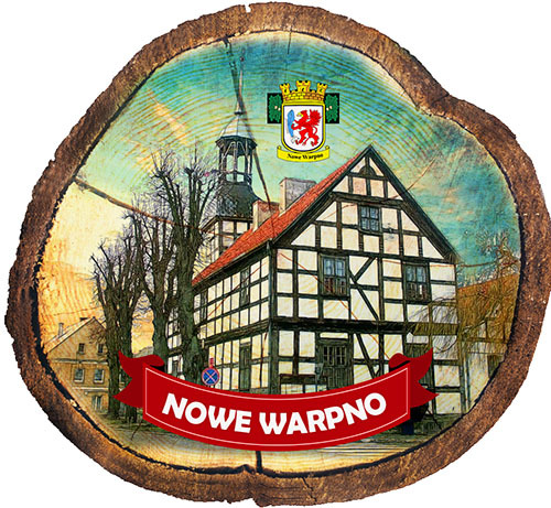 Magnes drewniany pieniek Nowe Warpno