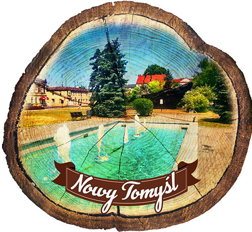 Magnes drewniany pieniek Nowy Tomyśl