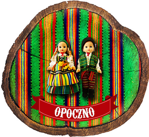 Magnes drewniany pieniek Opoczno