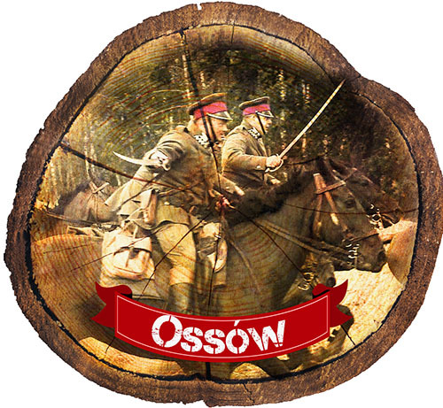 Magnes drewniany pieniek Ossów