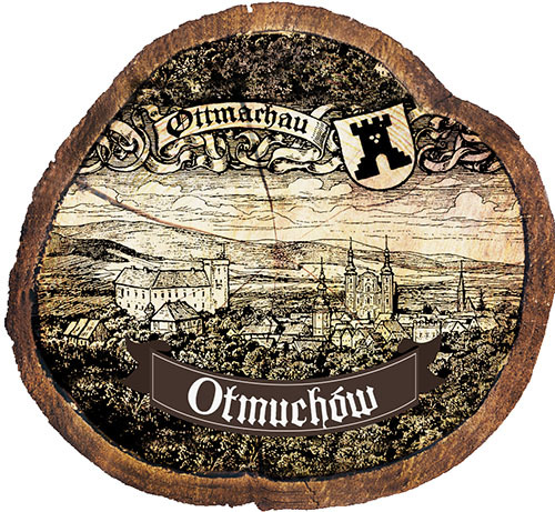 Magnes drewniany pieniek Otmuchów