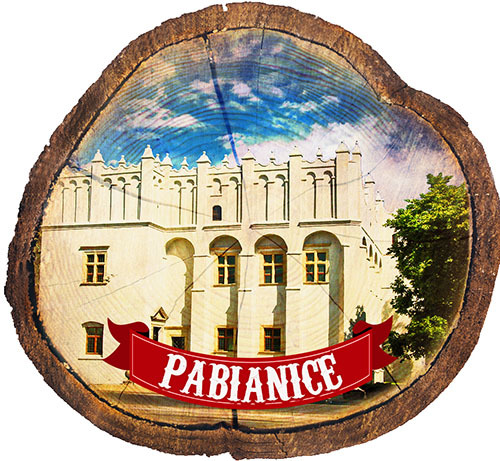 Magnes drewniany pieniek Pabianice