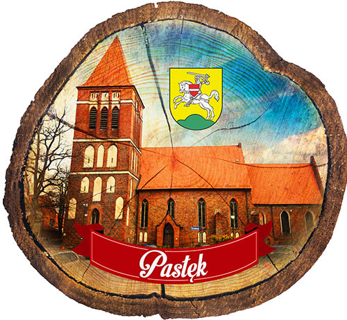 Magnes drewniany pieniek Pasłęk