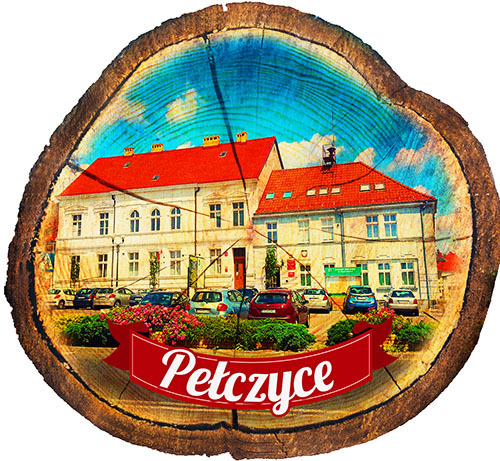 Magnes drewniany pieniek Pełczyce
