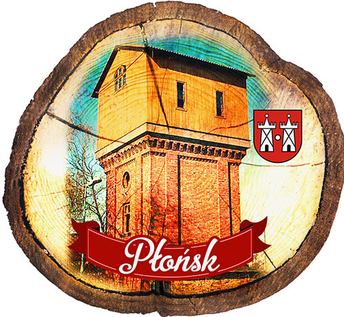 Magnes drewniany pieniek Płońsk