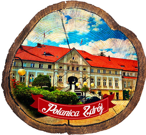 Magnes drewniany pieniek Polanica-Zdrój