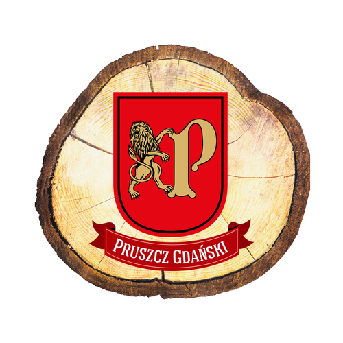 Magnes drewniany pieniek Pruszcz Gdański