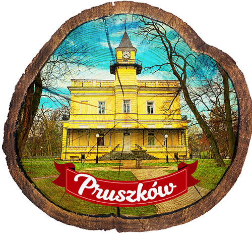 Magnes drewniany pieniek Pruszków