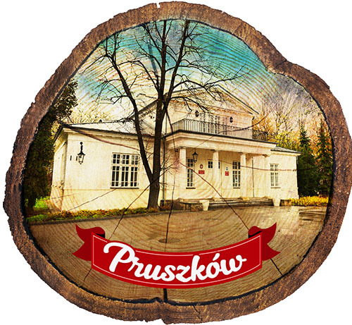 Magnes drewniany pieniek Pruszków