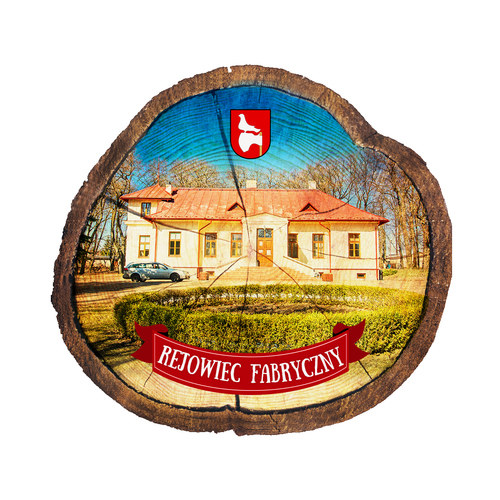 Magnes drewniany pieniek Rejowiec Fabryczny