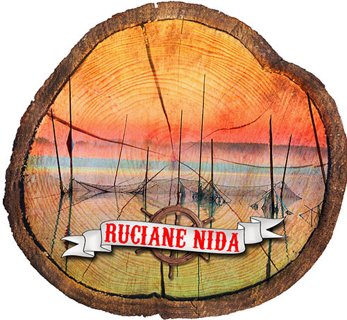 Magnes drewniany pieniek Ruciane-Nida